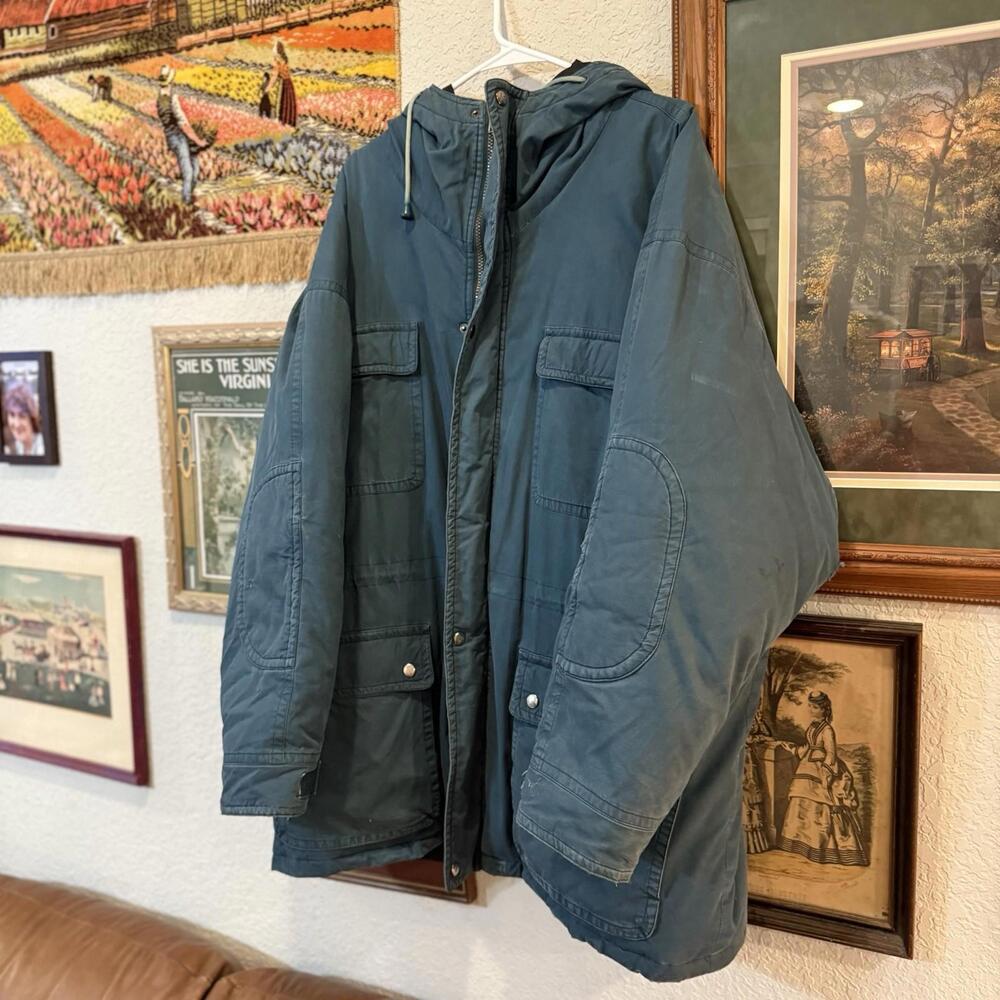 Vintage 80s/90s Dutch Harbor Gear by Key Parka Down‎ Jacket Size 2XL - Picture 2 of 5